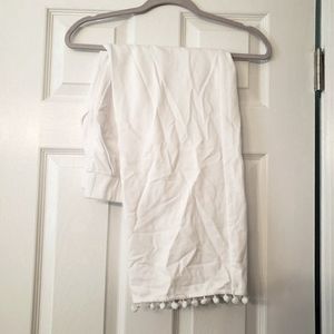 Pom-Pom Bottom Stretchy Pants